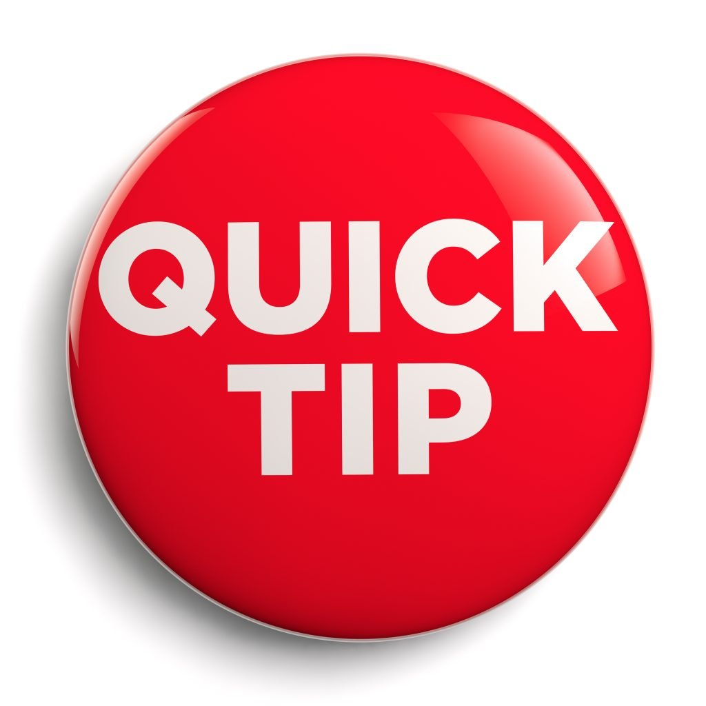 5 quick tips